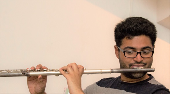 Arjun Jethwa - Young Sounds Connector Contact - playing flute