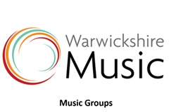 Warwisckshire Music Logo with words Music Groups