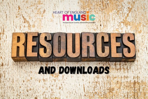 the word resources carved out of 3D wood